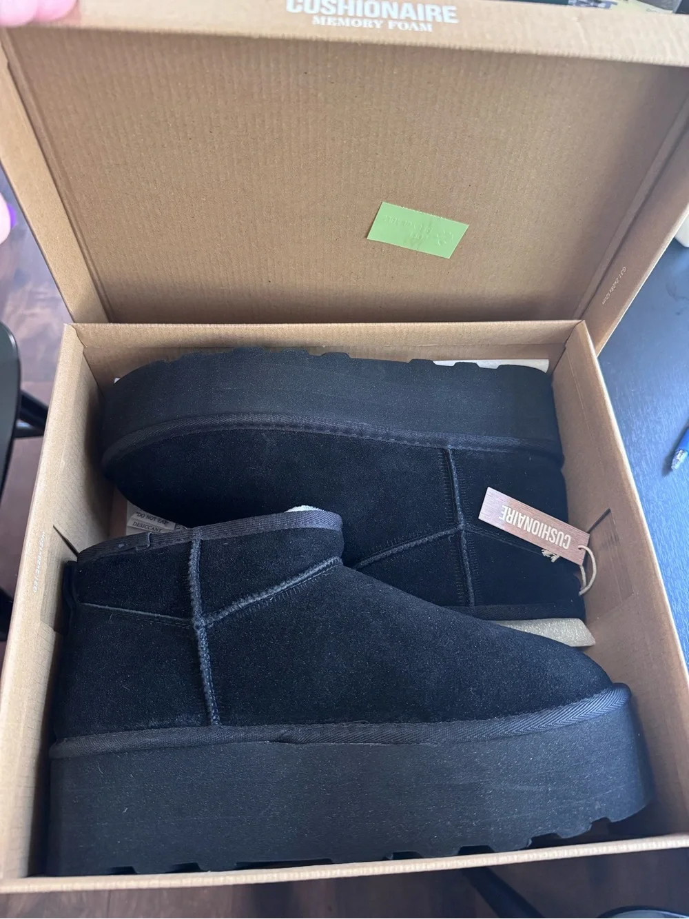 Black Platform Ankle Boots